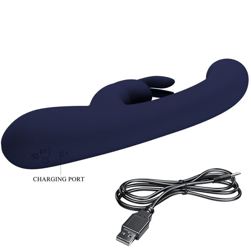 PRETTY LOVE - VIBROMASSEUR LAMAR POINT G BLEU