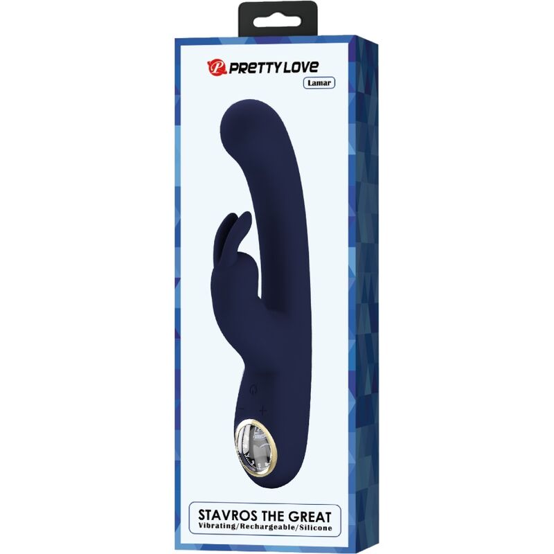 PRETTY LOVE - VIBROMASSEUR LAMAR POINT G BLEU