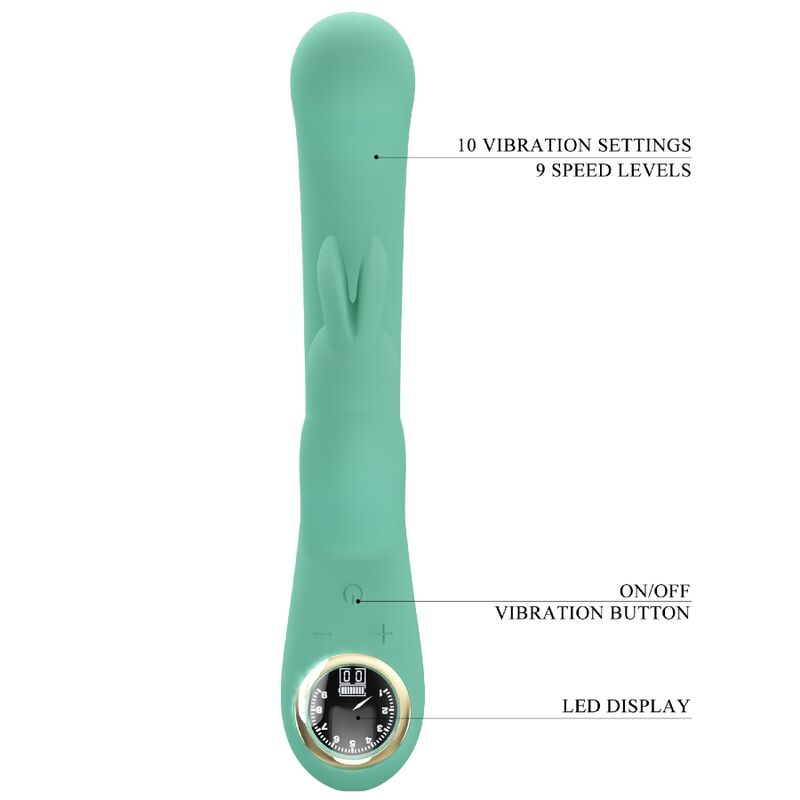 PRETTY LOVE - VIBROMASSEUR LAMAR POINT G VERT