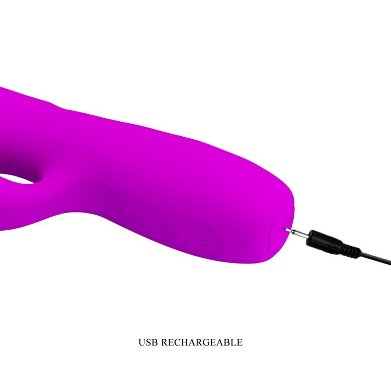 PRETTY LOVE - VIBROMASSEUR RECHARGEABLE MELANIE VIOLET