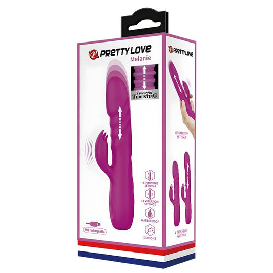 PRETTY LOVE - VIBROMASSEUR RECHARGEABLE MELANIE VIOLET