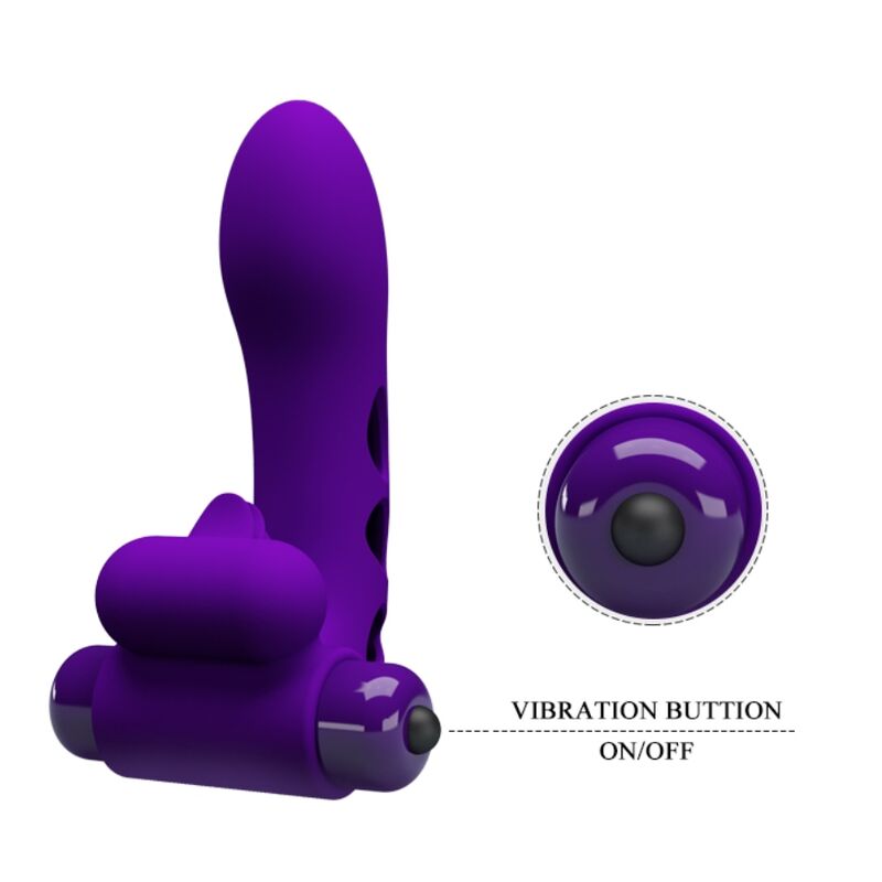 PRETTY LOVE - COUVRE DOIGTS DOIGT VIBRATEUR ORLANDO VIOLET