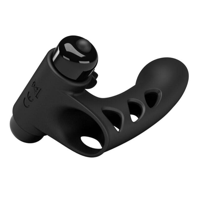 PRETTY LOVE - COUVRE DOIGTS DOIGT VIBRATEUR ORLANDO NOIR