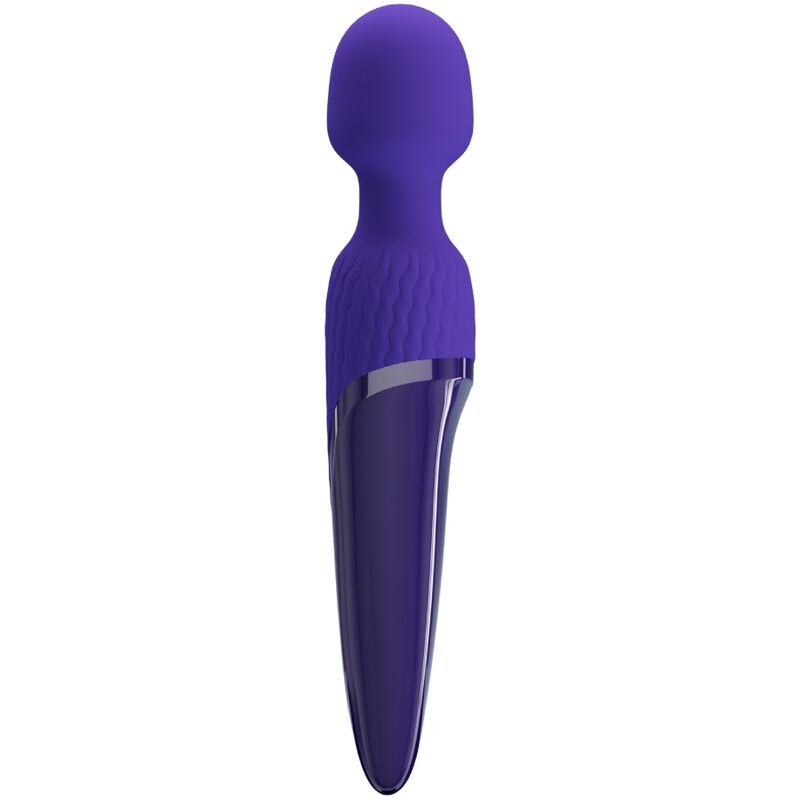 PRETTY LOVE - WAND MASSEUR CHAUFFANT 48°C 7 VIBRATIONS SILICONE VIOLET