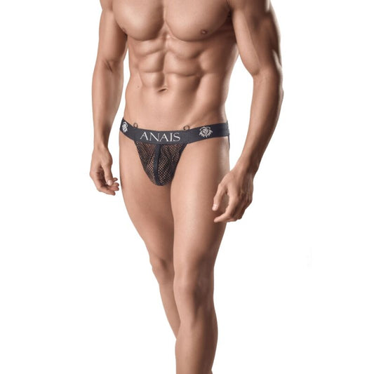 ANAIS MEN - ARES JOCKSTRAP MAILLES HOMME NOIR