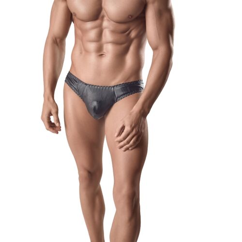ANAIS MEN - ARES STRING EFFET CUIR HOMME