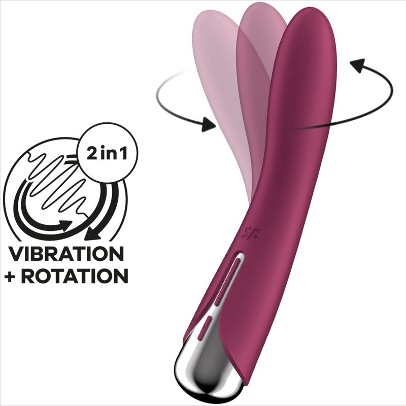SATISFYER - SPINNING VIBE 1 VIBROMASSEUR ROTATEUR G-SPOT