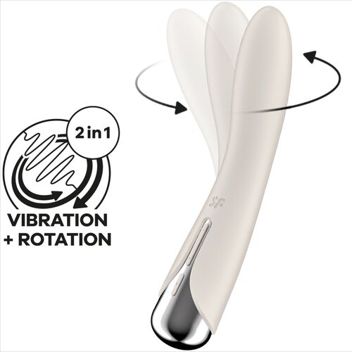 SATISFYER - SPINNING VIBE 1 VIBROMASSEUR ROTATEUR G-SPOT