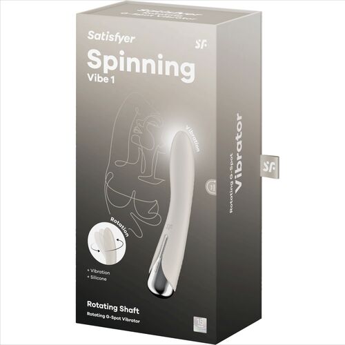 SATISFYER - SPINNING VIBE 1 VIBROMASSEUR ROTATEUR G-SPOT