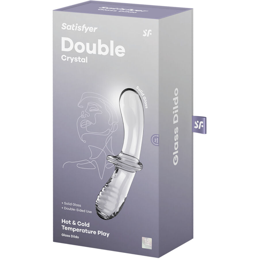 SATISFYER - GODE DOUBLE EN VERRE