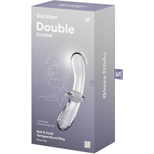 SATISFYER - GODE DOUBLE EN VERRE