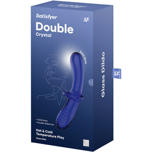 SATISFYER - GODE DOUBLE EN VERRE
