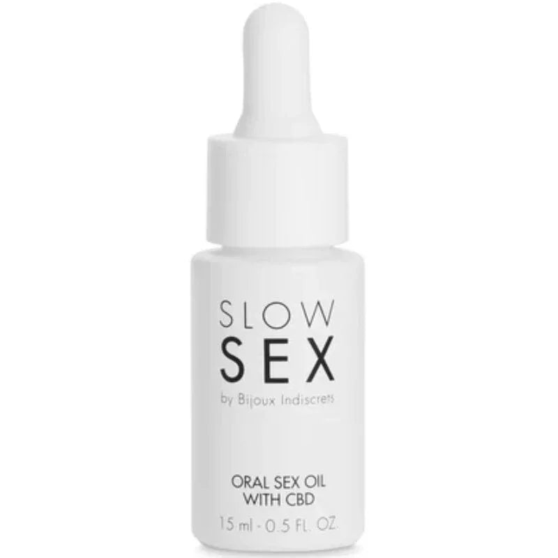 BIJOUX - SLOW SEX HUILE DE SEXE ORAL AU CBD 15 ML - Incandessens