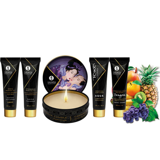 SHUNGA - KIT MASSAGE FRUITS EXOTIQUES SECRETS GEISHA