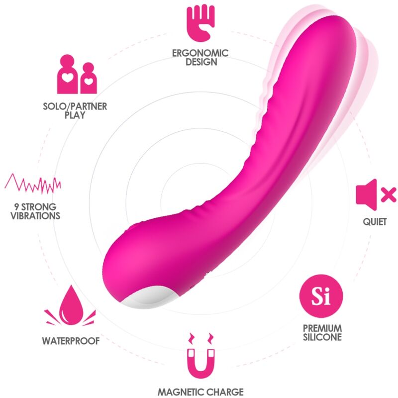 ARMONY - VIBROMASSEUR LEGEND SILICONE FUCHSIA