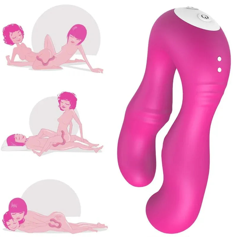 ARMONY - VIBRATEUR SERAPH DOUBLE TÉLÉCOMMANDE FUCHSIA - Incandessens