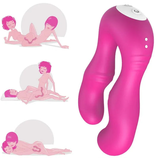 ARMONY - VIBRATEUR SERAPH DOUBLE TÉLÉCOMMANDE FUCHSIA - Incandessens