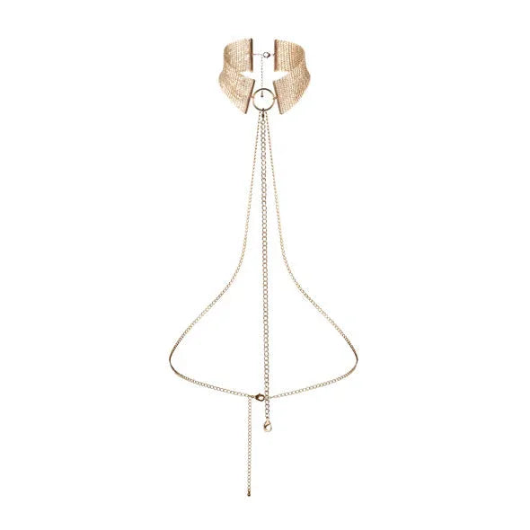 BIJOUX - DÉSIR MÉTALLIQUE COLLIER MÉTALLISÉ DORÉ - Incandessens