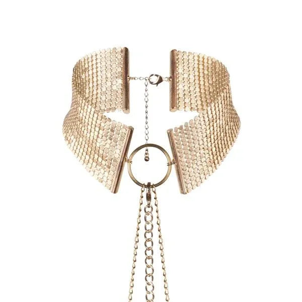 BIJOUX - DÉSIR MÉTALLIQUE COLLIER MÉTALLISÉ DORÉ - Incandessens