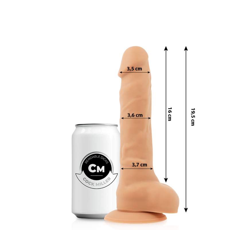 COCK MILLER - GODE VENTOUSE COCKSIL ARTICULE EN SILICONE