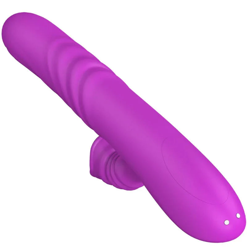 ARMONY - VIBRATEUR MULTIFONCTION ANGELIA AVEC LANGUE STIMULANTE EFFET CHALEUR VIOLET - Incandessens