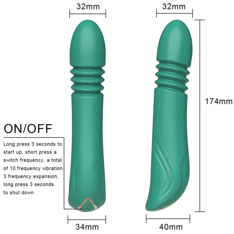 ARMONY - VIBRATEUR ET POUSSÉE VERT G-SPOT - Incandessens