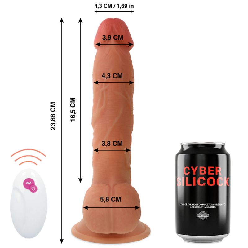 CYBER SILICOCK - RÉALISTE MASTER BEN 23.88 CM -O- 4.3 CM