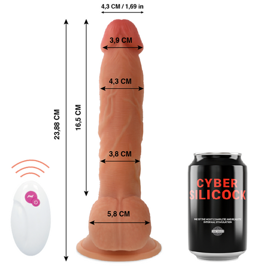 CYBER SILICOCK - RÉALISTE MASTER BEN 23.88 CM -O- 4.3 CM