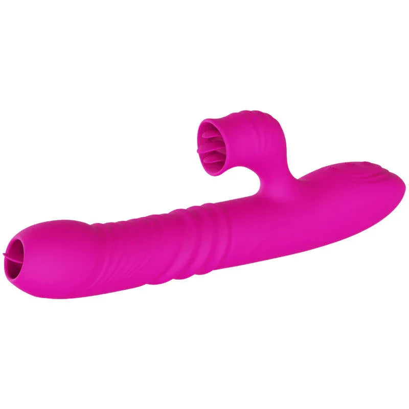 ARMONY - VIBRATEUR MULTIFONCTION DOUBLE LANGUE FANNY EFFET CHALEUR FUCHSIA - Incandessens
