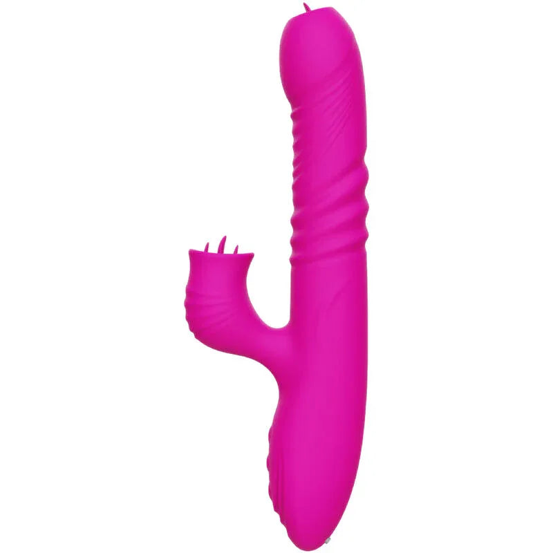 ARMONY - VIBRATEUR MULTIFONCTION DOUBLE LANGUE FANNY EFFET CHALEUR FUCHSIA - Incandessens