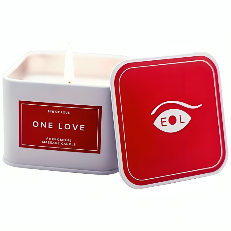 EYE OF LOVE BOUGIE MASSAGE ONE LOVE FEMME PHÉROMONES CIRE SOJA 150ML