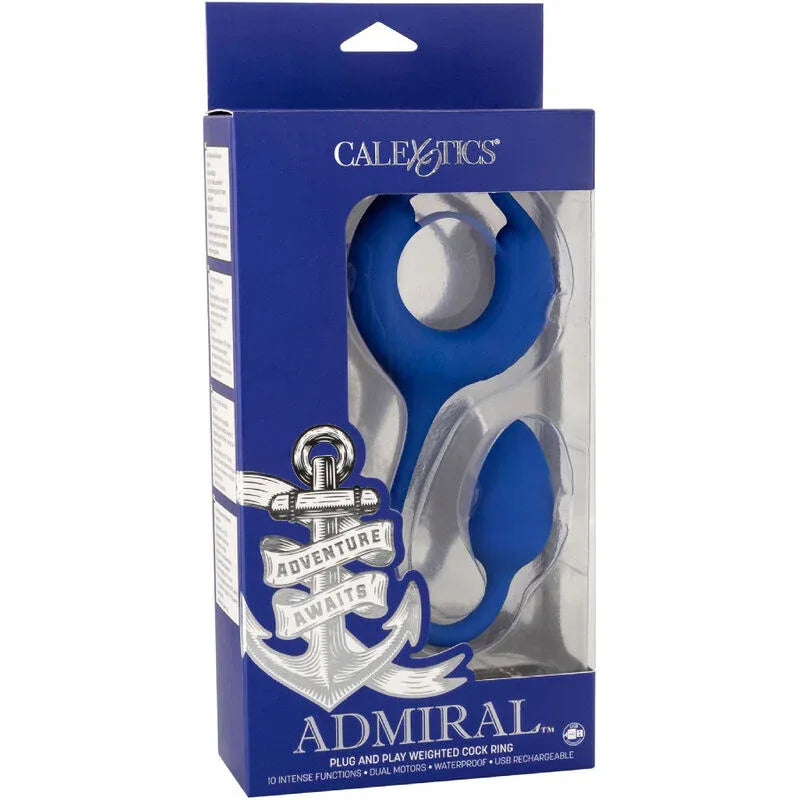 CALEXOTICS - ADMIRAL ANNEAU PÉNIEN LESTÉ BLEU - Incandessens