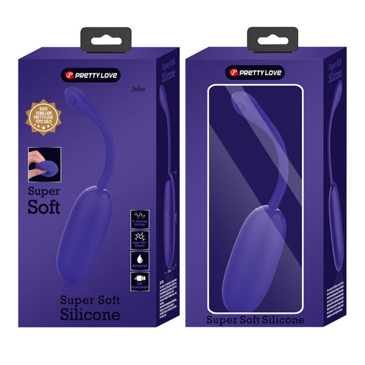 PRETTY LOVE - OEUF VIBRANT JULIUS IMPERMÉABLE-RECHARGEABLE VIOLET