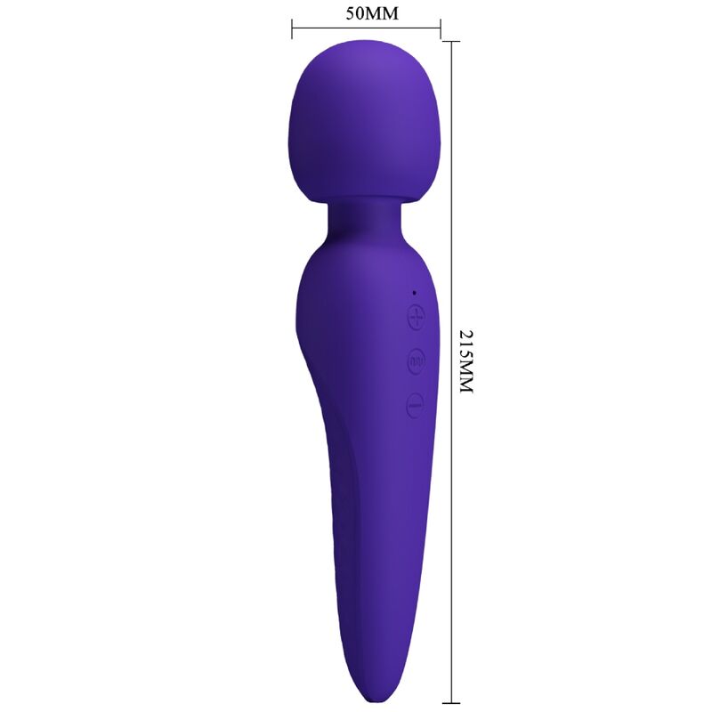 PRETTY LOVE - VIBROMASEUR WAND 12 MODES DE VIBRATION VIOLET