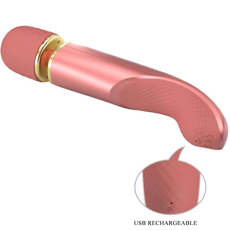PRETTY LOVE - VIBROMASSEUR WAND 7 MODES DE VIBRATION ROSE