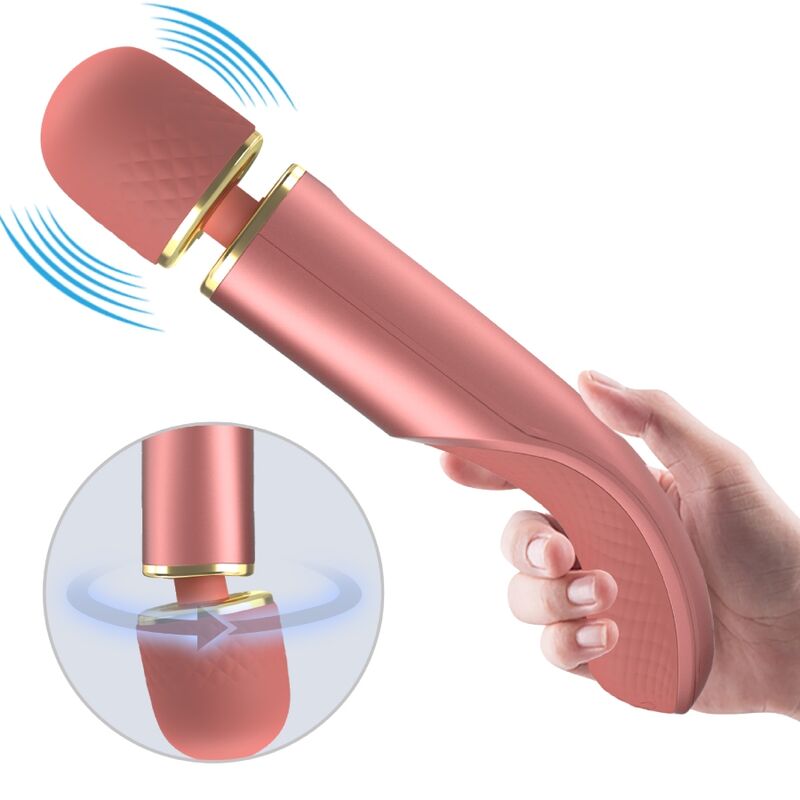 PRETTY LOVE - VIBROMASSEUR WAND 7 MODES DE VIBRATION ROSE