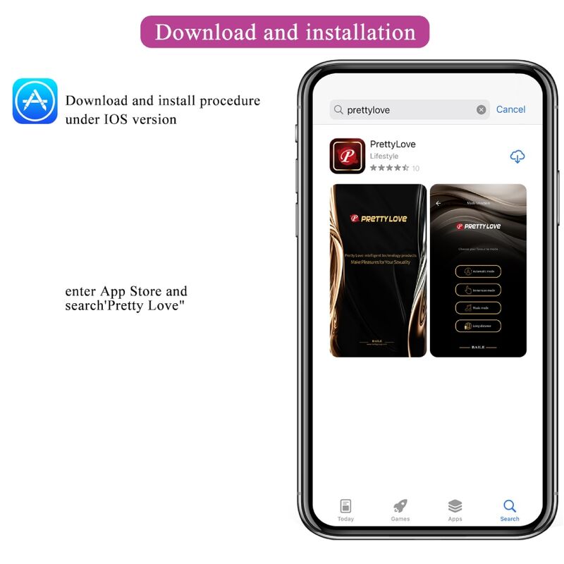 PRETTY LOVE - ŒUF VIBRANT CONNECTÉ JAYLEEN APP DOUBLE ORGASME POINT G CLITORIS