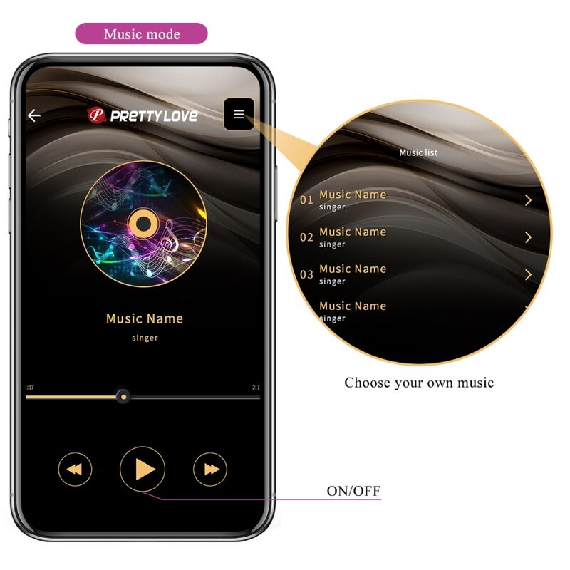 PRETTY LOVE - ŒUF VIBRANT CONNECTÉ JAYLEEN APP DOUBLE ORGASME POINT G CLITORIS