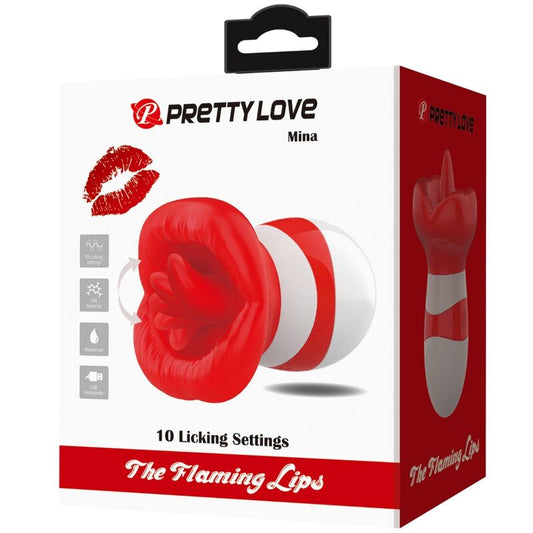 PRETTY LOVE - MINA STIMULATEUR CLITORIS A LANGUE ROUGE