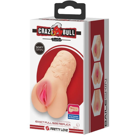 CRAZY BULL - MASTURBATEUR ÉCARLATE EN FORME DE VAGIN