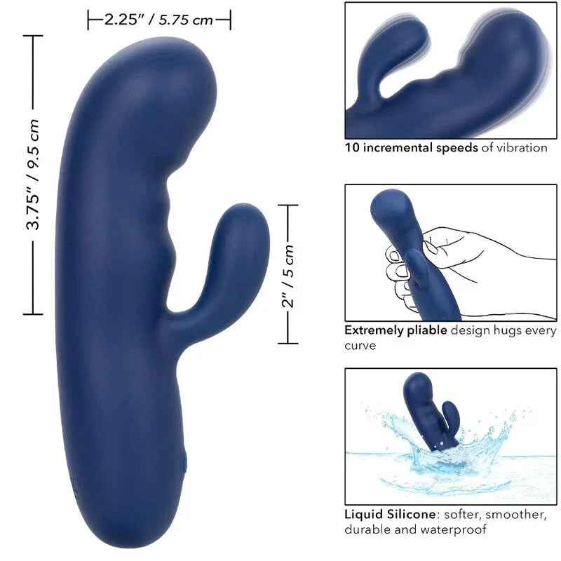 CALEXOTICS - CASHMERE DUO SOIE BLEU - Incandessens