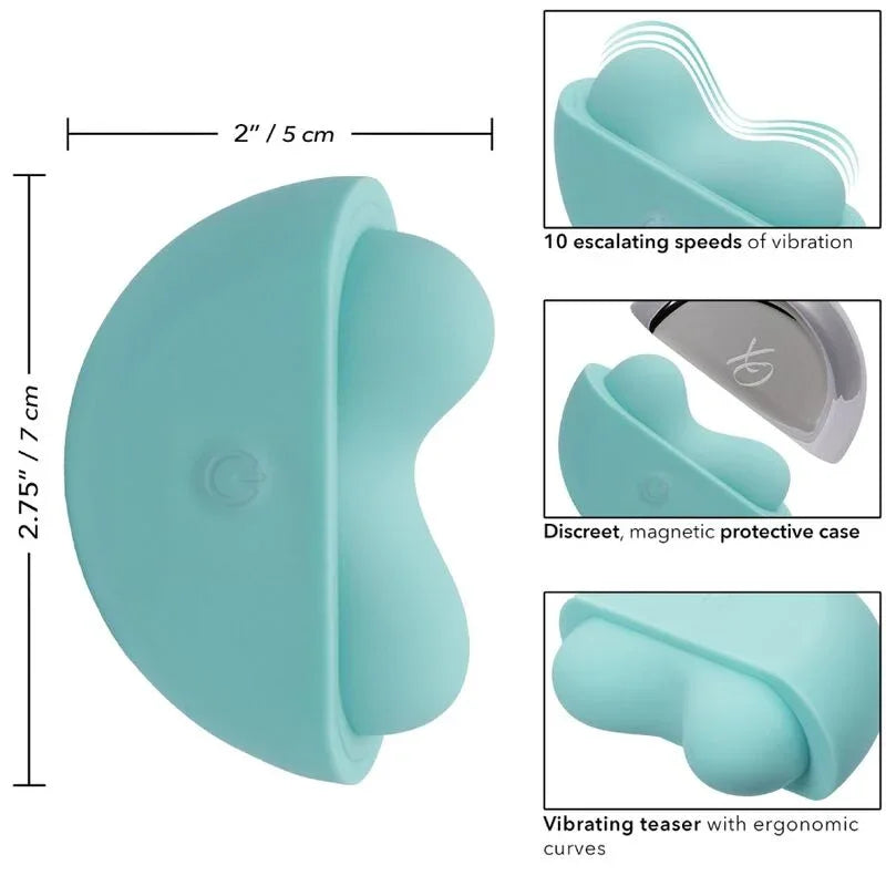 CALEXOTICS - OVATION STIMULATEUR DAPLAUSES VERT AQUA - Incandessens