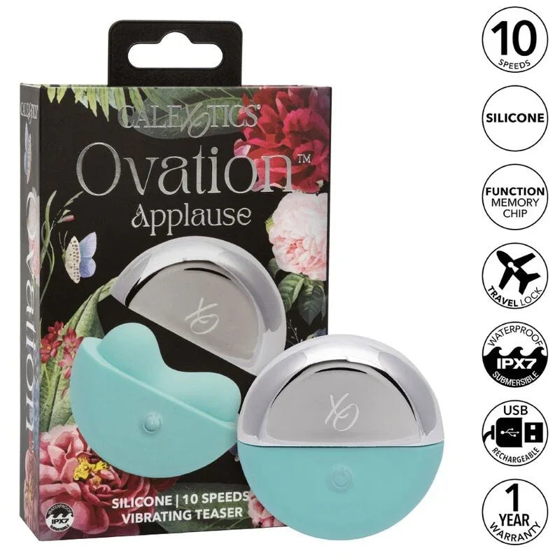 CALEXOTICS - OVATION STIMULATEUR DAPLAUSES VERT AQUA - Incandessens