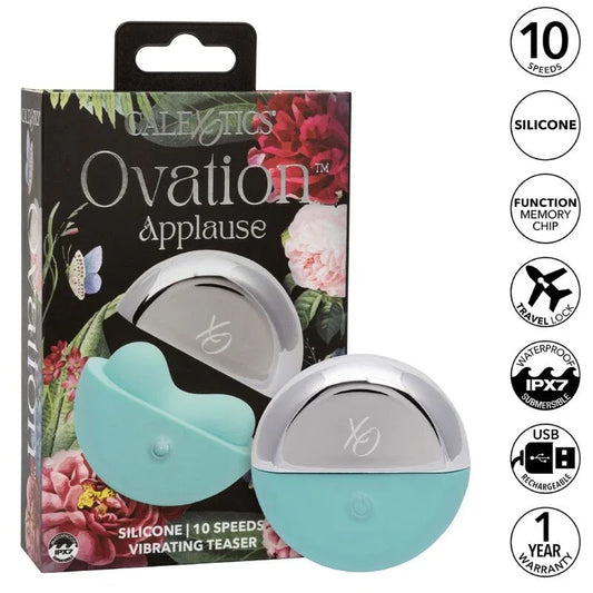 CALEXOTICS - OVATION STIMULATEUR DAPLAUSES VERT AQUA - Incandessens
