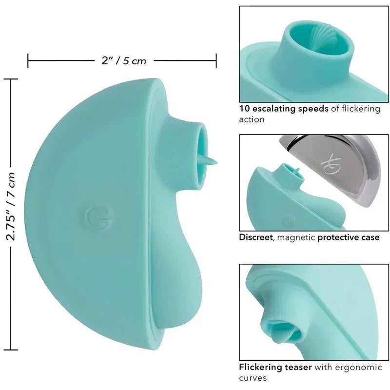 CALEXOTICS - OVATION STIMULATEUR RAVE VERT AQUA - Incandessens