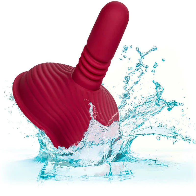CALEXOTICS - RIDER MASSAGER DOUBLE MOTEUR TÉLÉCOMMANDE ROUGE - Incandessens