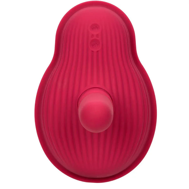 CALEXOTICS - RIDER MASSAGER DOUBLE MOTEUR TÉLÉCOMMANDE ROUGE - Incandessens
