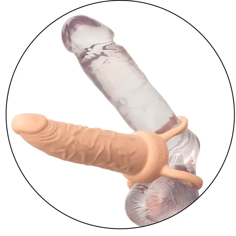 CALEXOTICS - PERFORMANCE MAXX RECHARGEABLE DOUBLE PÉNÉTRATEUR PEAU CLAIRE - Incandessens