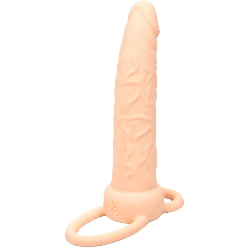 CALEXOTICS - PERFORMANCE MAXX RECHARGEABLE DOUBLE PÉNÉTRATEUR PEAU CLAIRE - Incandessens