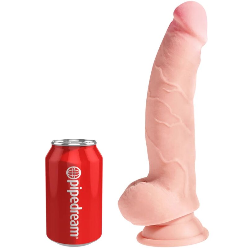 KING COCK GODE TRIPLE DENSITÉ RÉALISTE 18 CM VENTOUSE TESTICULES CHAIR 600G